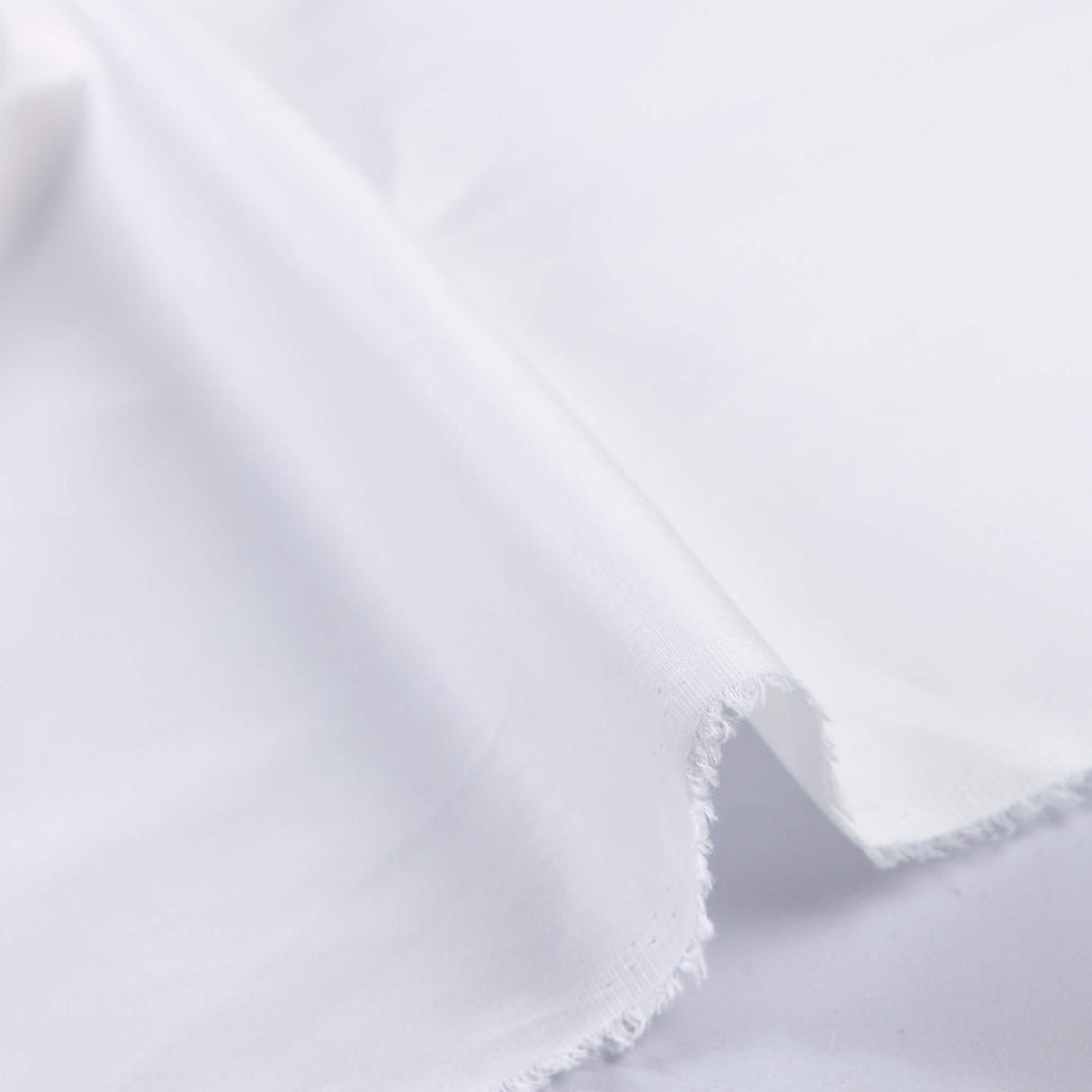 Gabardine coton & élasthanne - Blanc cassé