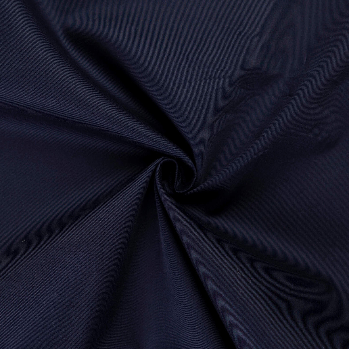 Gabardine coton & élasthanne – Marine