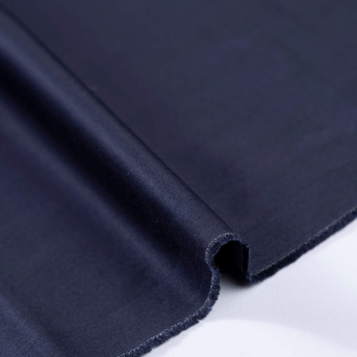 Gabardine coton & élasthanne – Marine