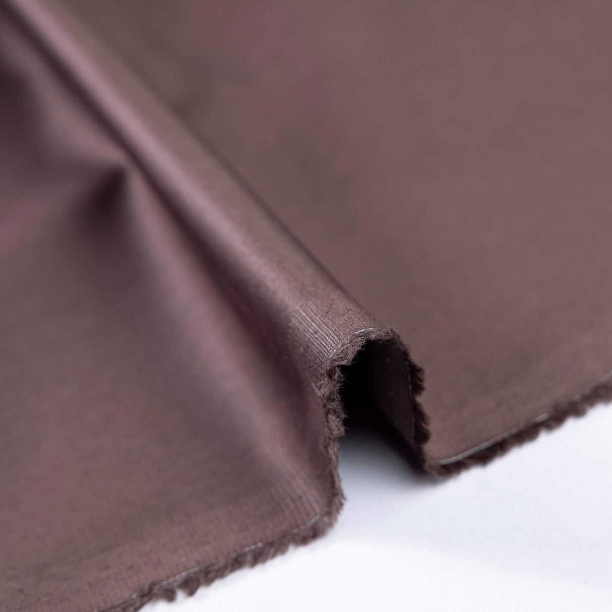 Gabardine coton & élasthanne – Brown