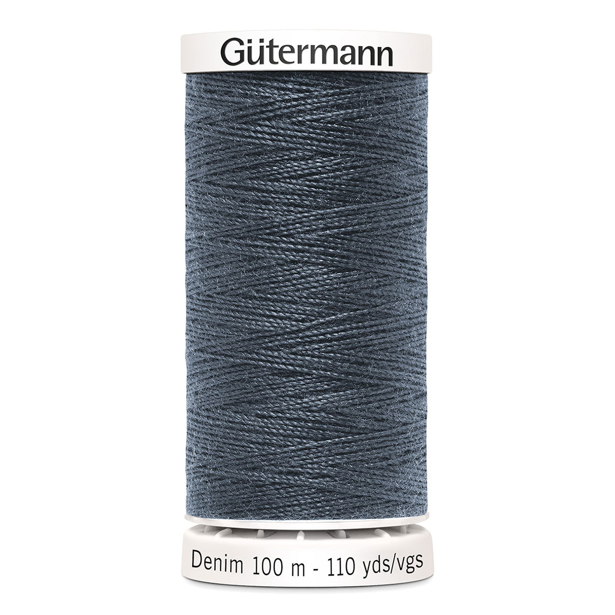 Fil à coudre Denim Gütermann 100 m n°9336 – Gris foncé