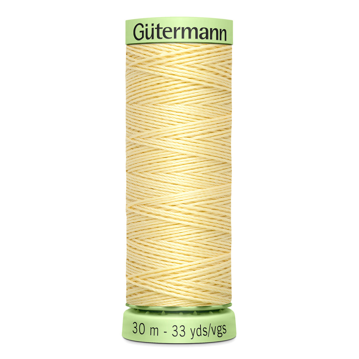 Fil à coudre Cordonnet Gütermann 30 m n°325 – Jaune crème