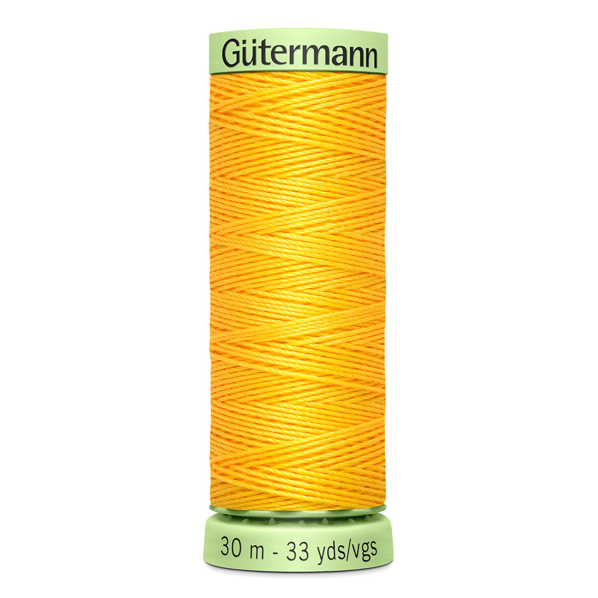 Fil à coudre Cordonnet Gütermann 30 m n°417 – Jaune soleil