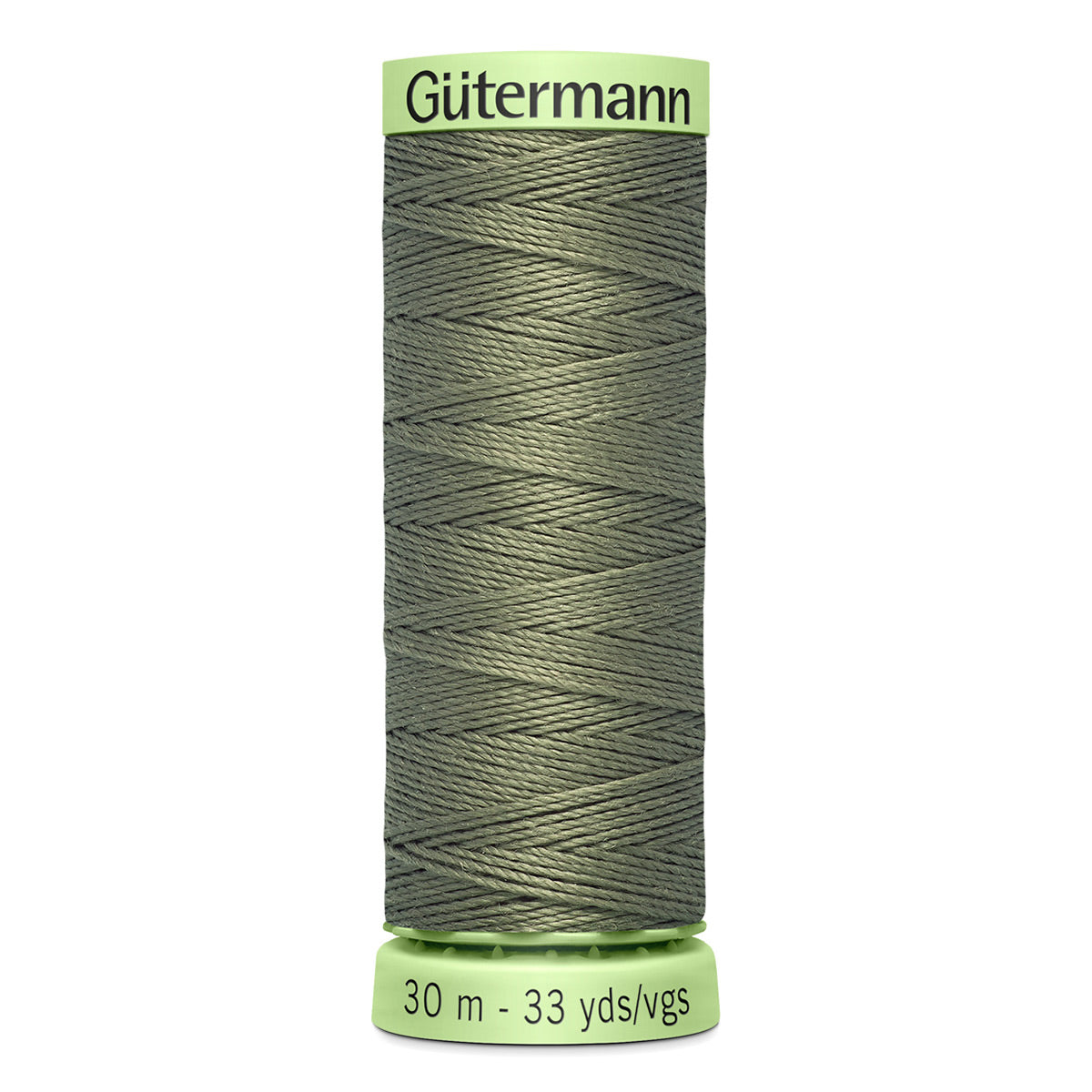 Fil à coudre Cordonnet Gütermann 30 m n°824 – Kaki gris