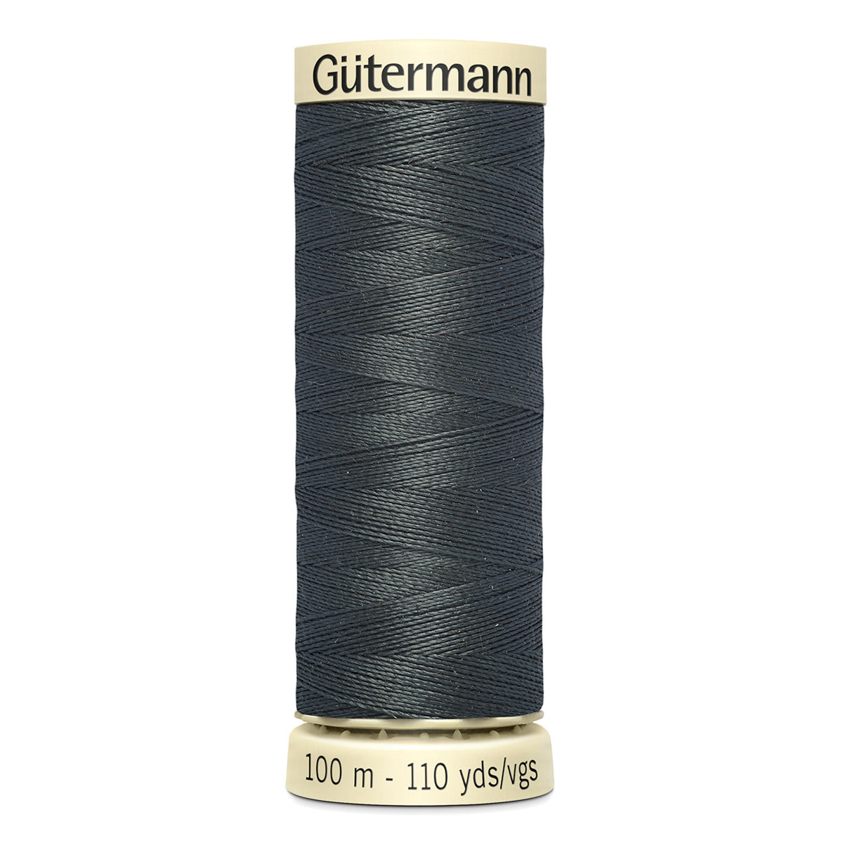 Fil à coudre polyester - Gütermann Tout Coudre 100 m n°141 Gris charbon