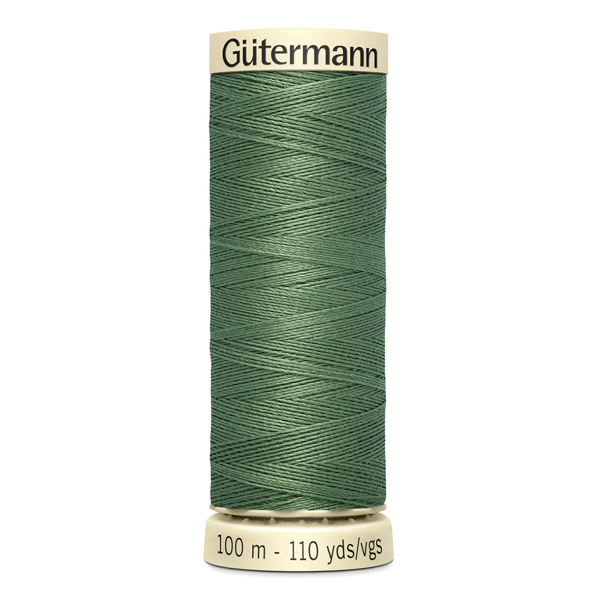 Fil à coudre polyester - Gütermann Tout Coudre 100 m n°296 Vert olive profond
