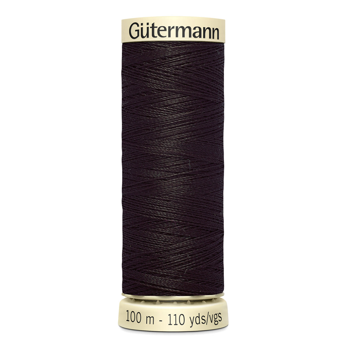 Fil à coudre polyester - Gütermann Tout Coudre 100 m n°682 Brun foncé doux