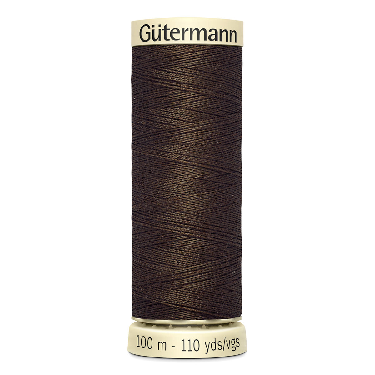 Fil à coudre polyester - Gütermann Tout Coudre 100 m n°816 Brun terreux