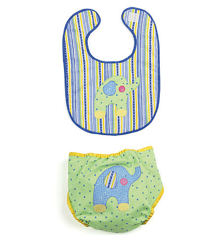 Patron McCall's n°6108 – Bavoirs et cache-couches pour bébés