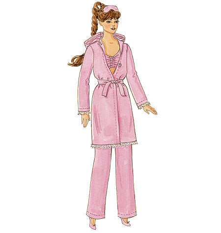 Patron McCall's n°6258 – Vêtements de mode pour poupée de 46 cm