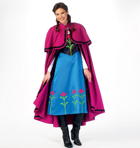 Patron McCall's n°7000 – Robe de princesse et cape