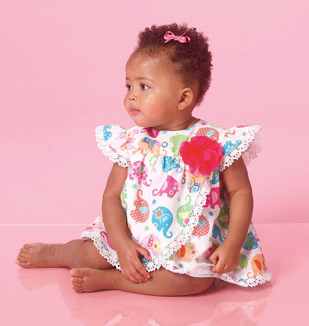 Patron McCall's n°7107 – Barboteuses pour bébé