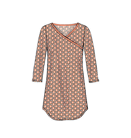 Patron McCall's n°7297 – Peignoir, ceinture, tops, robe, short et pantalon
