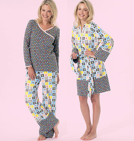 Patron McCall's n°7297 – Peignoir, ceinture, tops, robe, short et pantalon