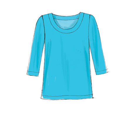 Patron McCall's n°7322 – Hauts à enfiler pour femme
