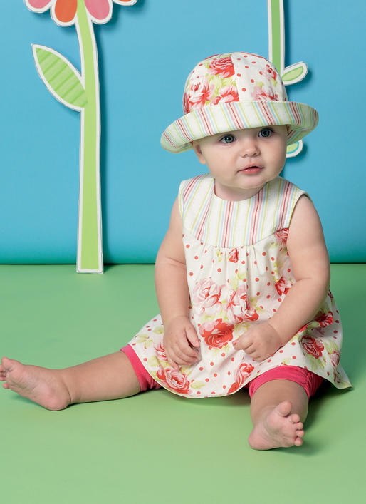 Patron McCall's n°7342 – Robes et accessoires pour enfants