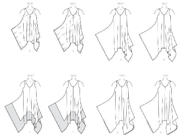 Patron McCall's n°7402 – Robes et combinaisons élégantes pour femme