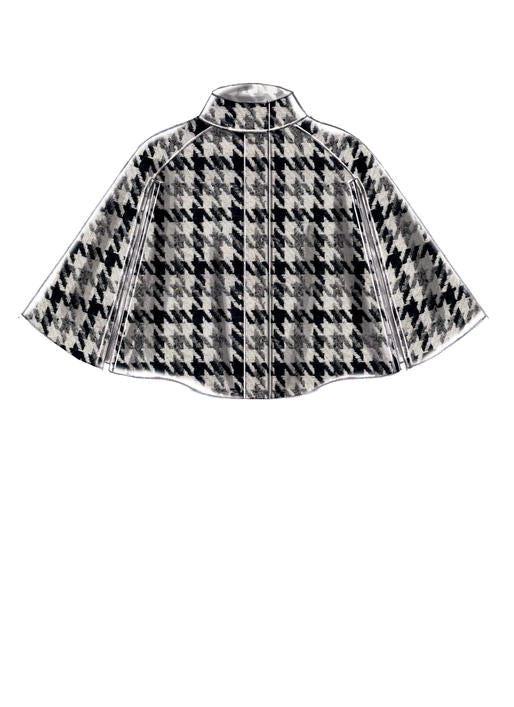 Patron McCall's n°7477 – Capes élégantes et ceintures assorties pour femme