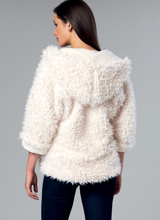 Patron McCall's n°7511 – Vestes ouvertes avec col châle et capuche