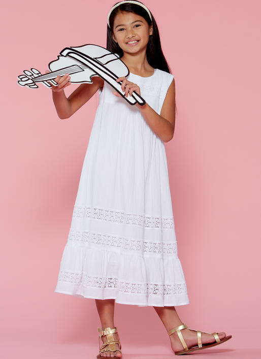 Patron McCall's n°7558 - Robes pour enfants