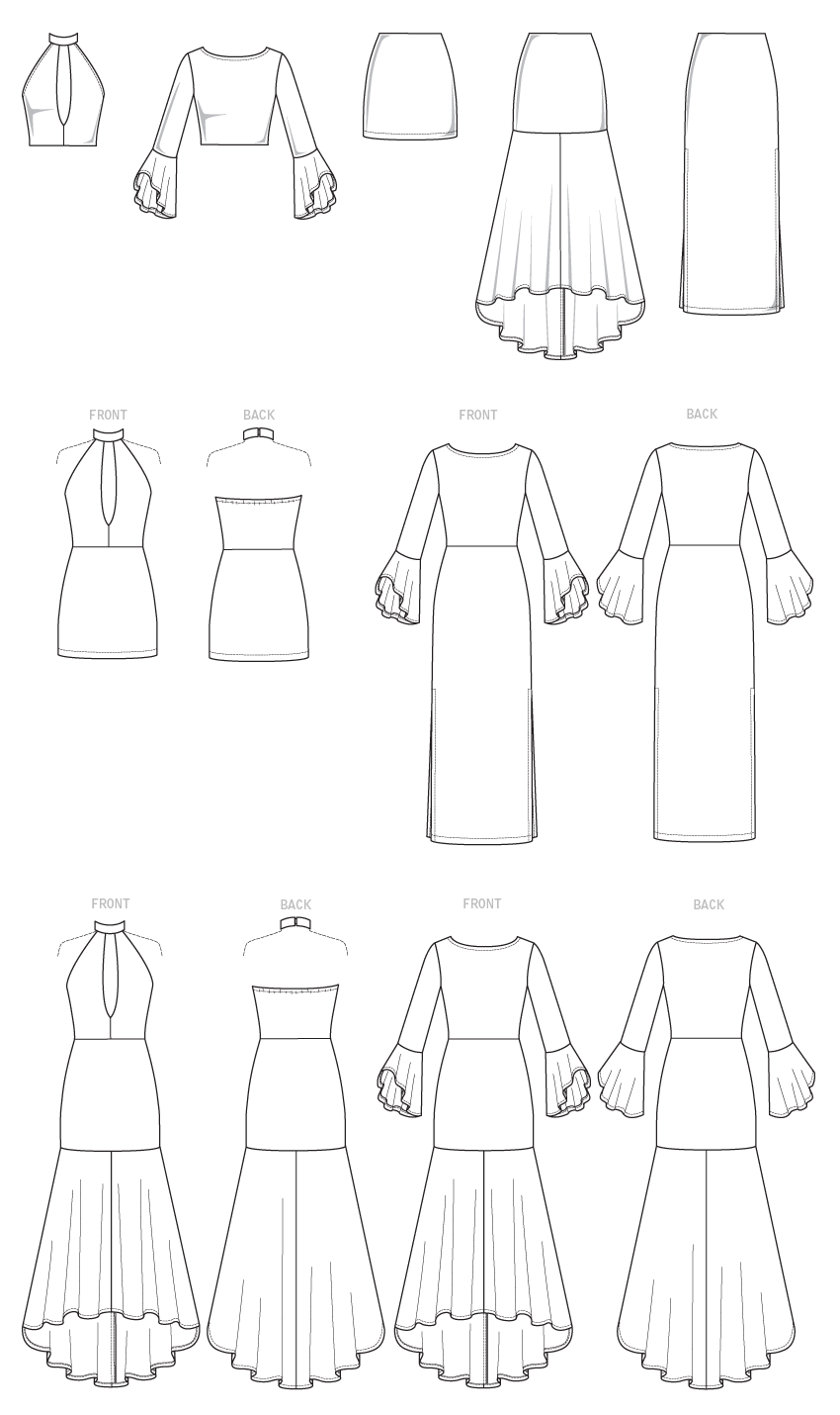 Patron McCall's n°7569 - Robe de soirée