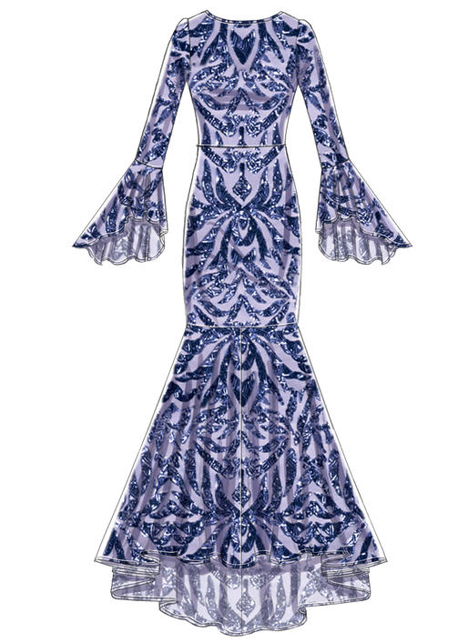 Patron McCall's n°7569 - Robe de soirée