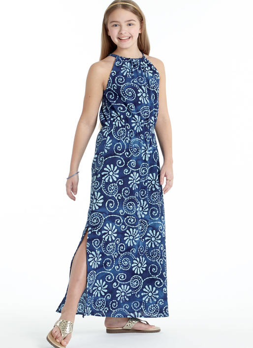 Patron McCall's n°7589 - Robe sans manches pour enfants