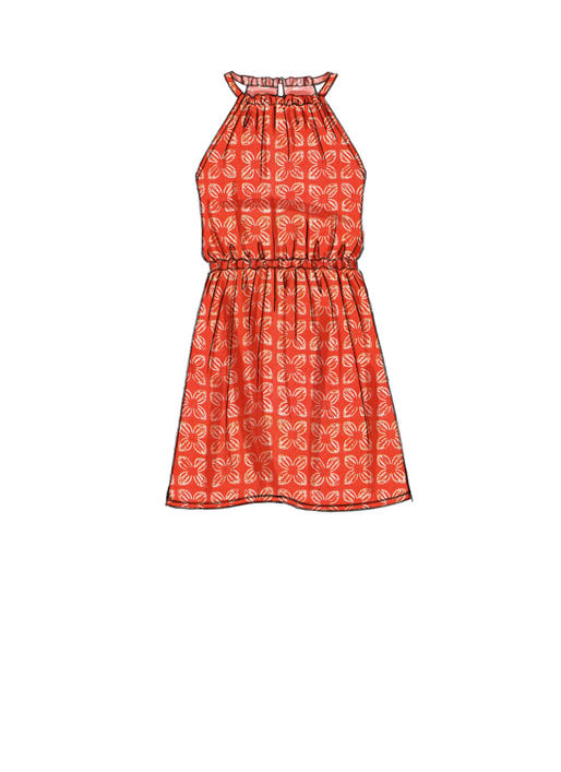 Patron McCall's n°7589 - Robe sans manches pour enfants