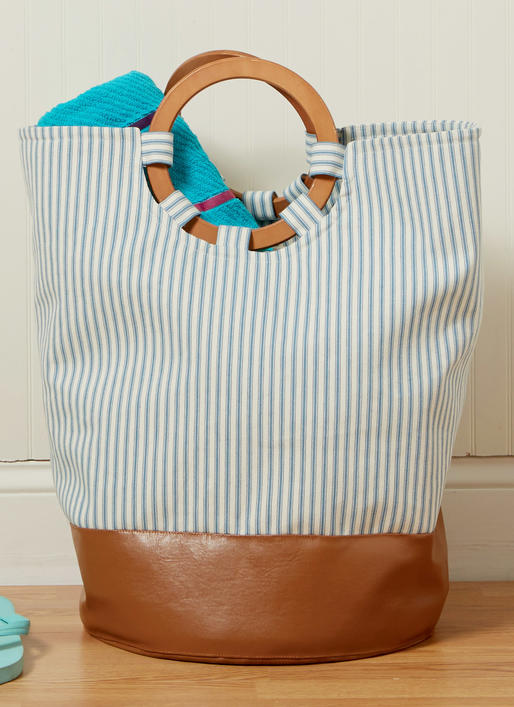 Patron McCall's n°7611 - Sacs fourre-tout doublés avec options de contraste