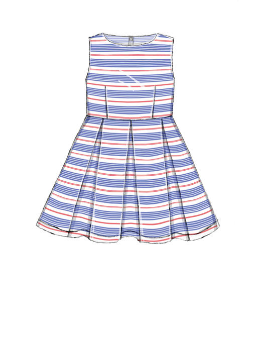 Patron McCall's n°7707 - Robes assorties pour fillettes et poupées