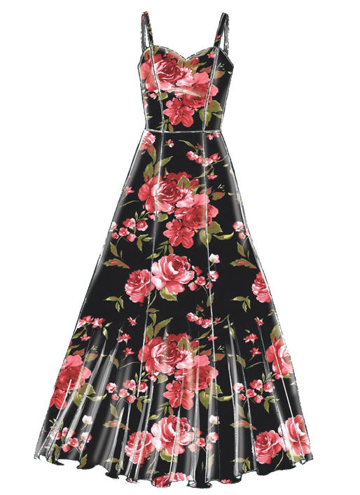 Patron McCall's n°7718 - Robes de soirée élégantes pour femmes