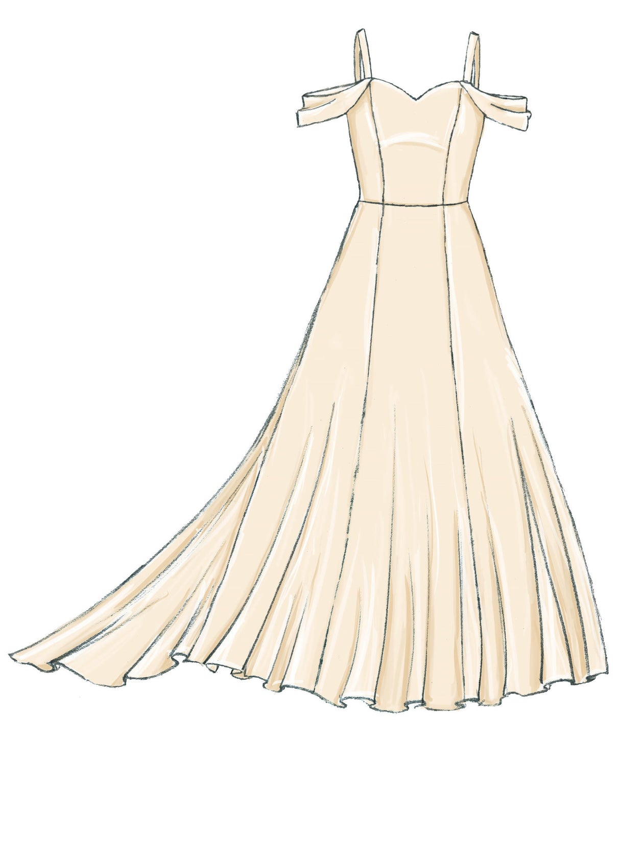 Patron McCall's n°7718 - Robes de soirée élégantes pour femmes