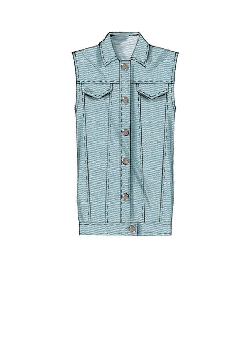 Patron McCall's n°7729 - Vestes et gilet pour femmes