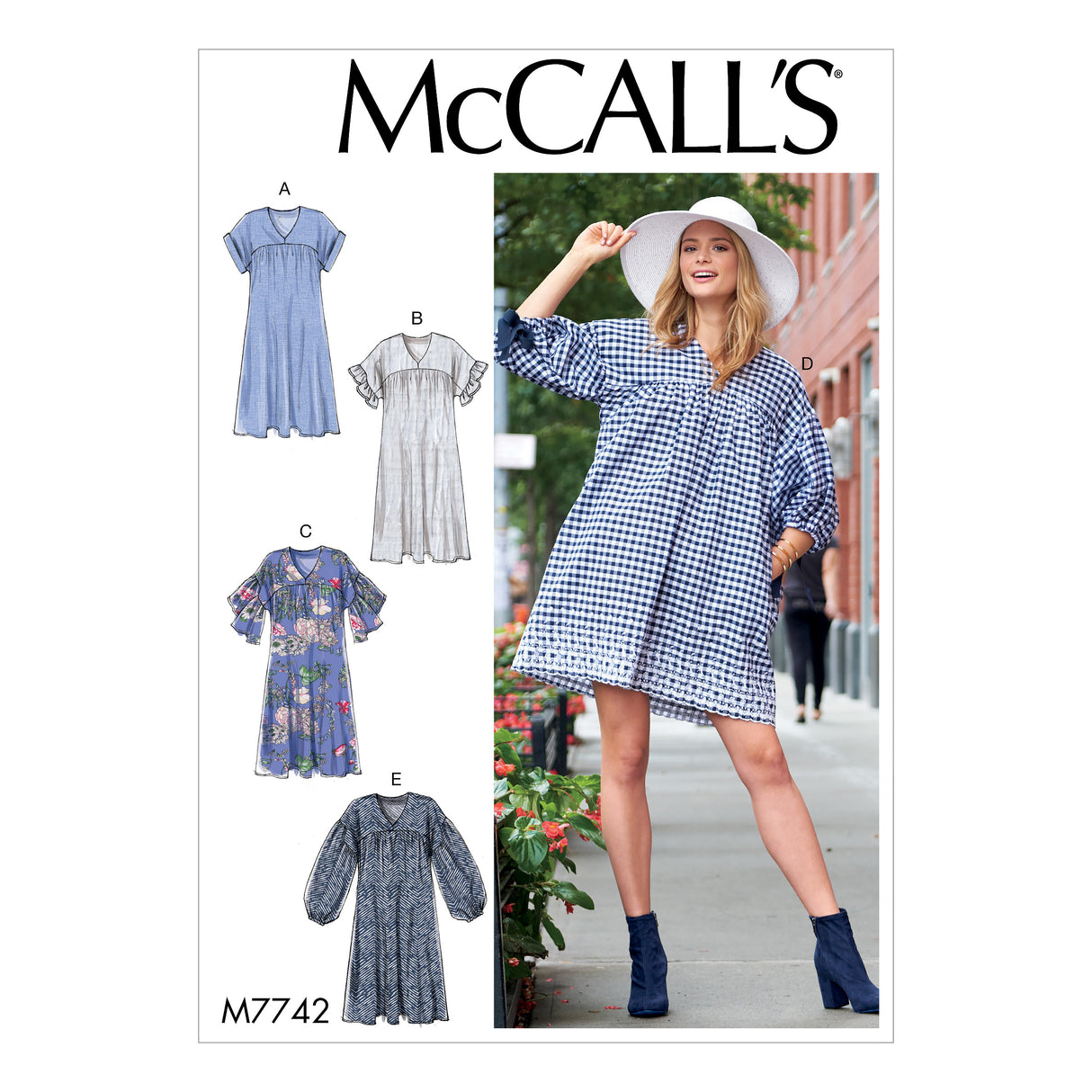 Patron McCall's n°7742 - Robes amples pour femmes