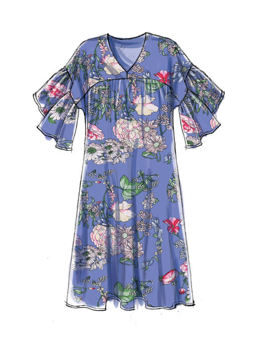 Patron McCall's n°7742 - Robes amples pour femmes