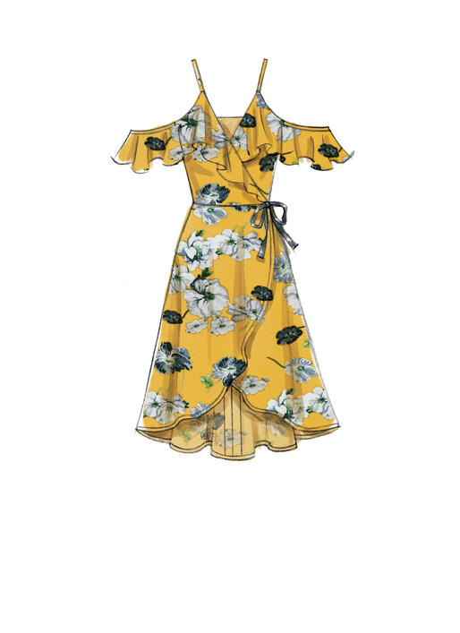 Patron McCall's n°7745 - Robes cache-cœur pour femmes