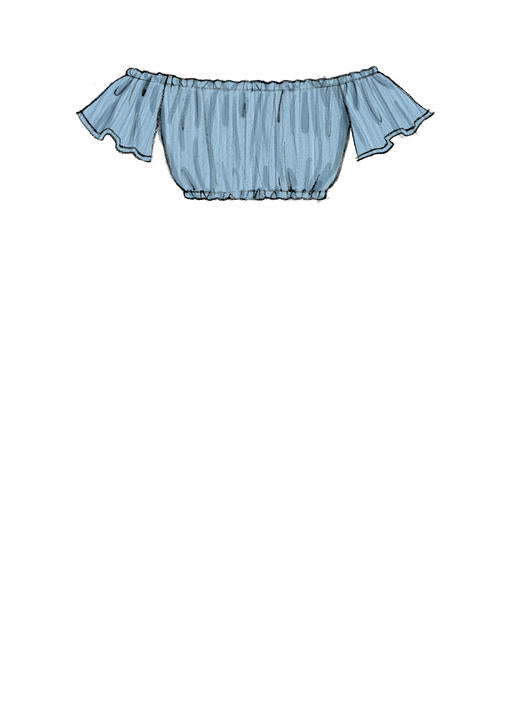 Patron McCall's n°7757 - Hauts à épaules dénudées et pantalons