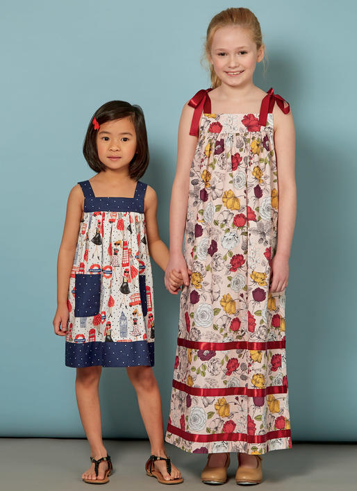 Patron McCall's n°7768 - Robes pour enfants