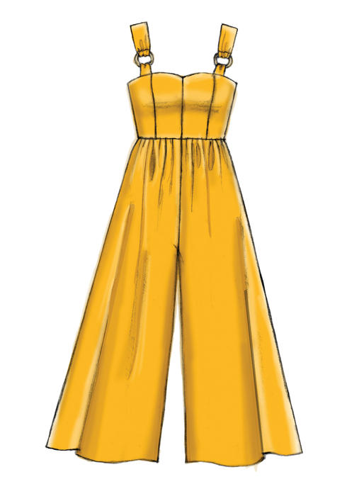 Patron McCall's n°7778 - Robes, combinaisons et barboteuses pour femmes