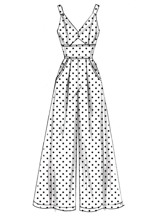 Patron McCall's n°7789 - Robes et combinaisons pour femmes