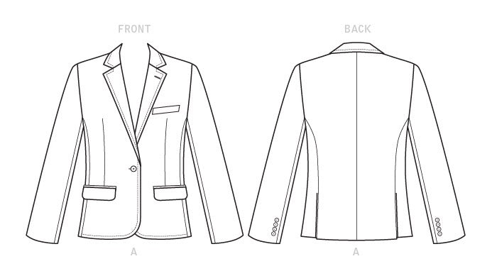 Patron McCall's n°7818 - Veste unisexe