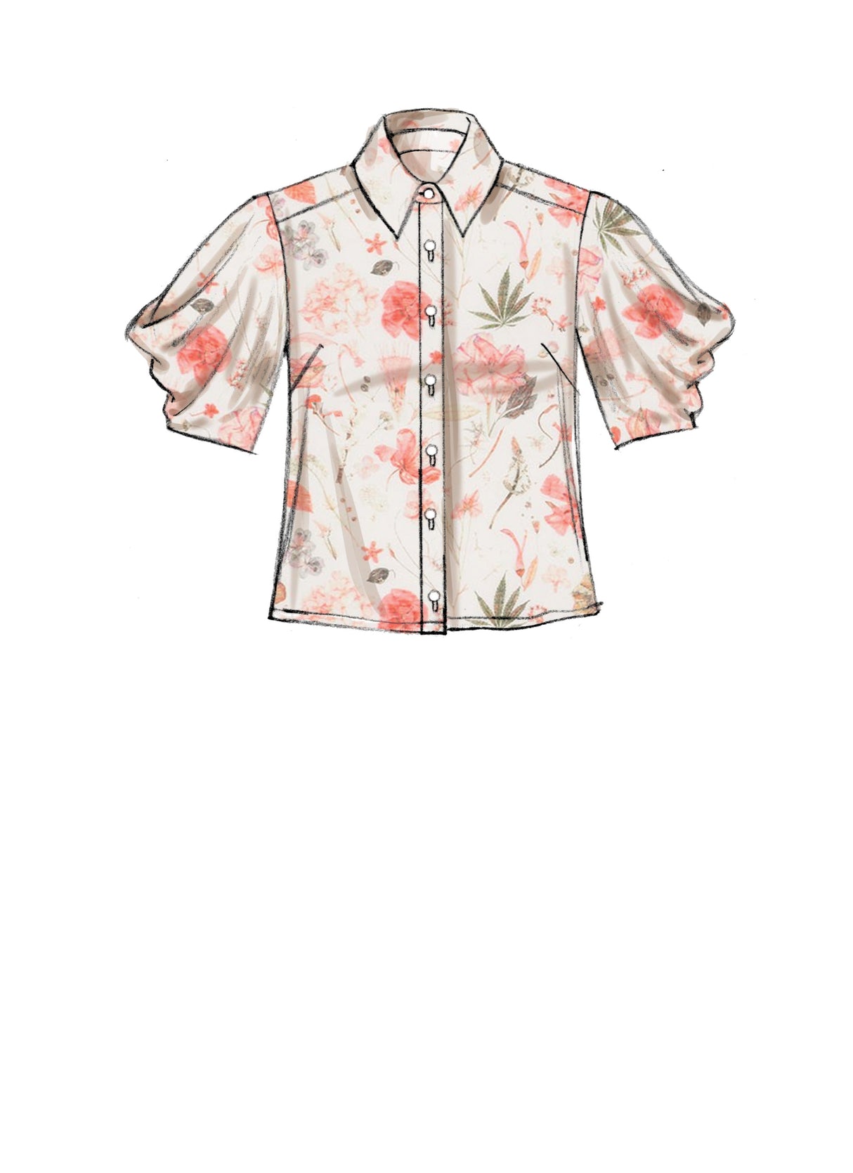 Patron McCall's n°7838 - Hauts amples pour femme