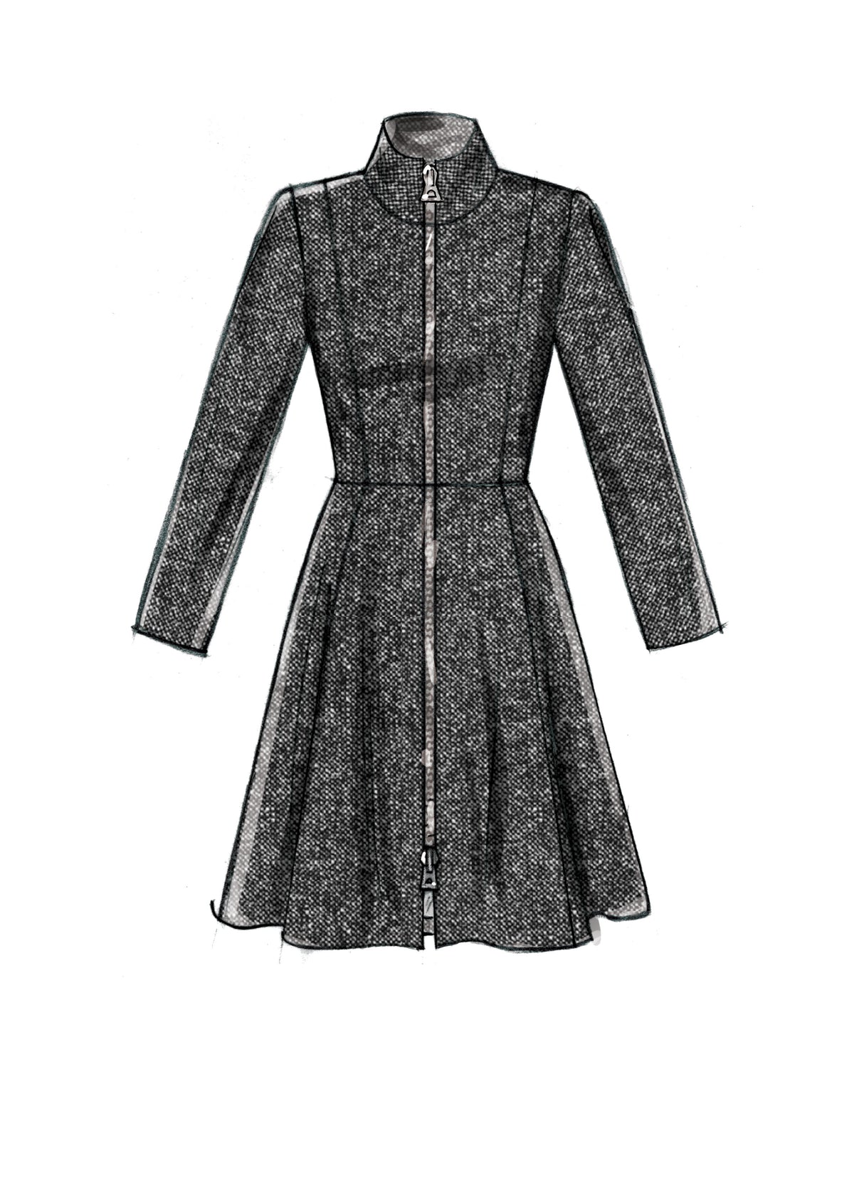 Patron McCall's n°7848 - Manteau ajusté pour femme