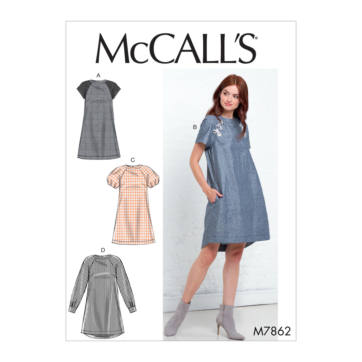 Patron McCall's n°7862 - Robe ample pour femme