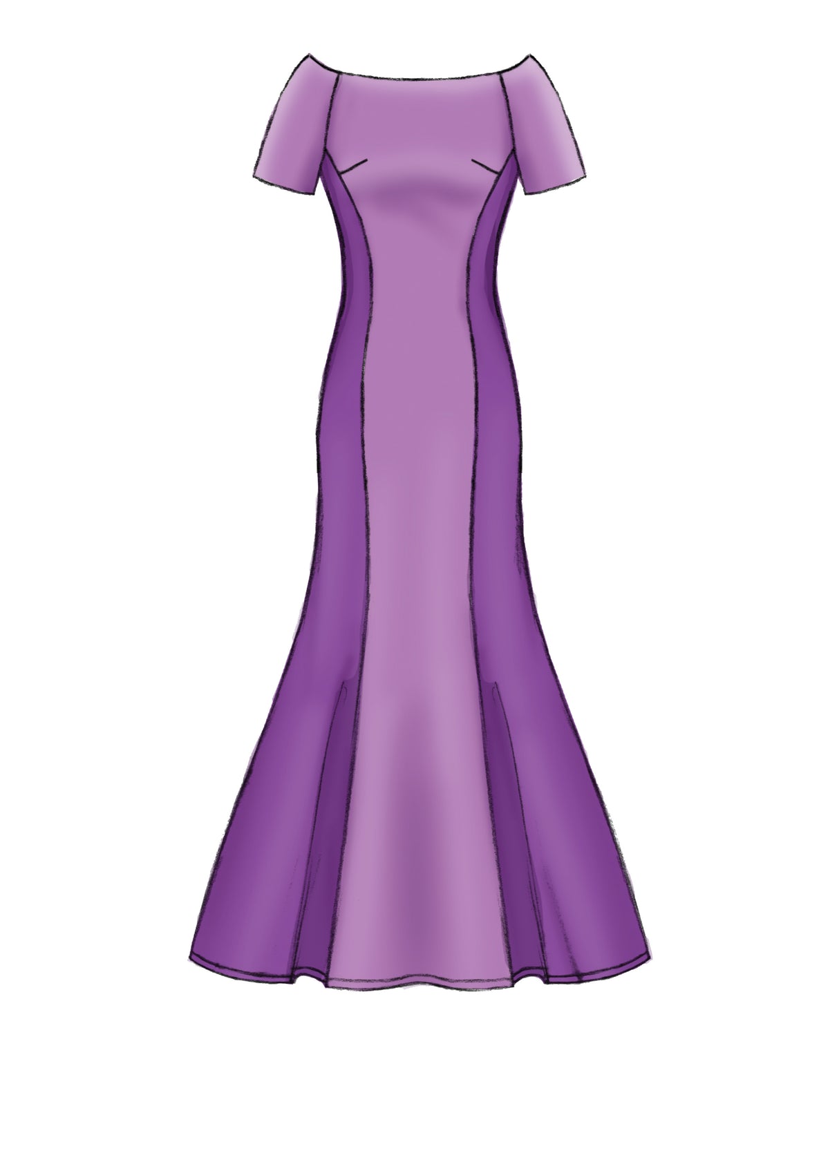 Patron McCall's n°7865 - Robe longue pour femme
