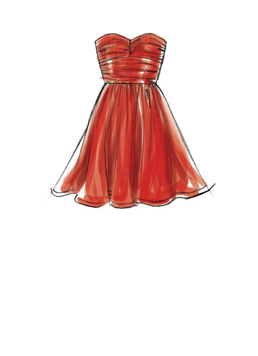 Patron McCall's n°7896 - Robe de soirée pour femme