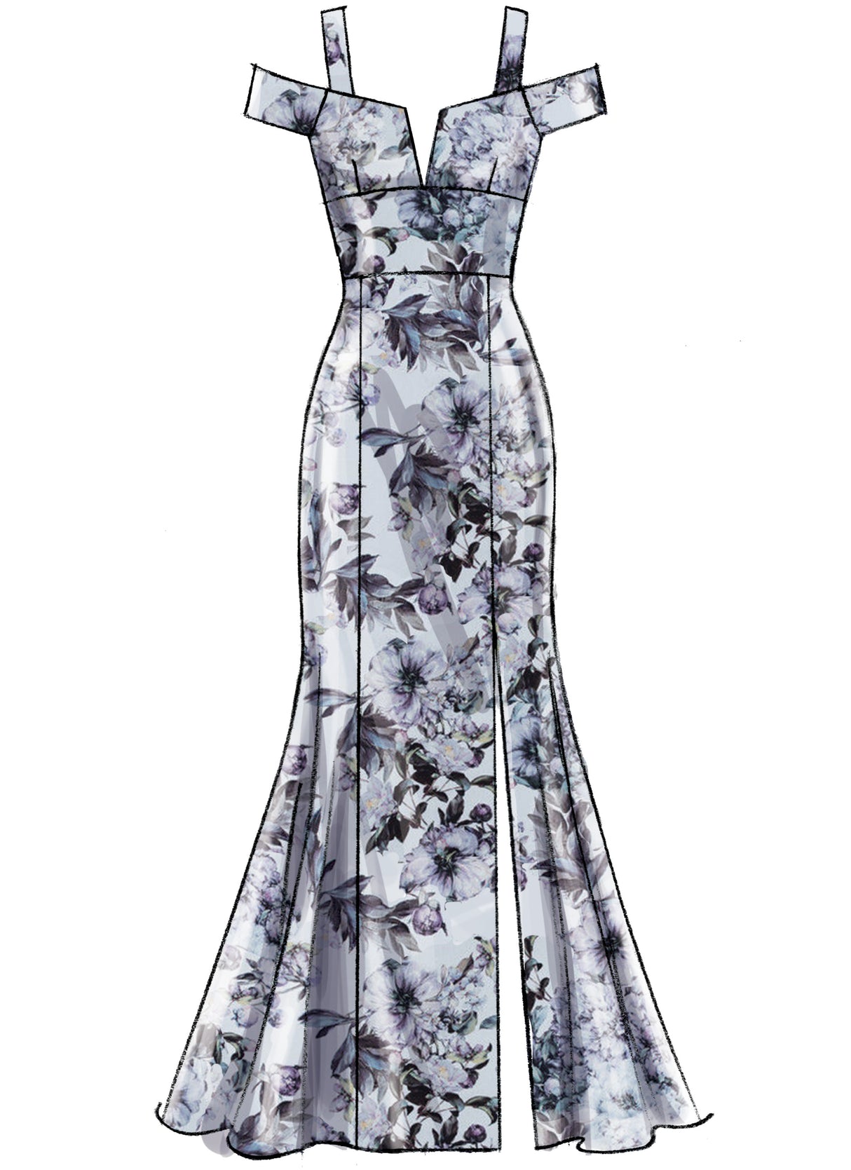 Patron McCall's n°7896 - Robe de soirée pour femme