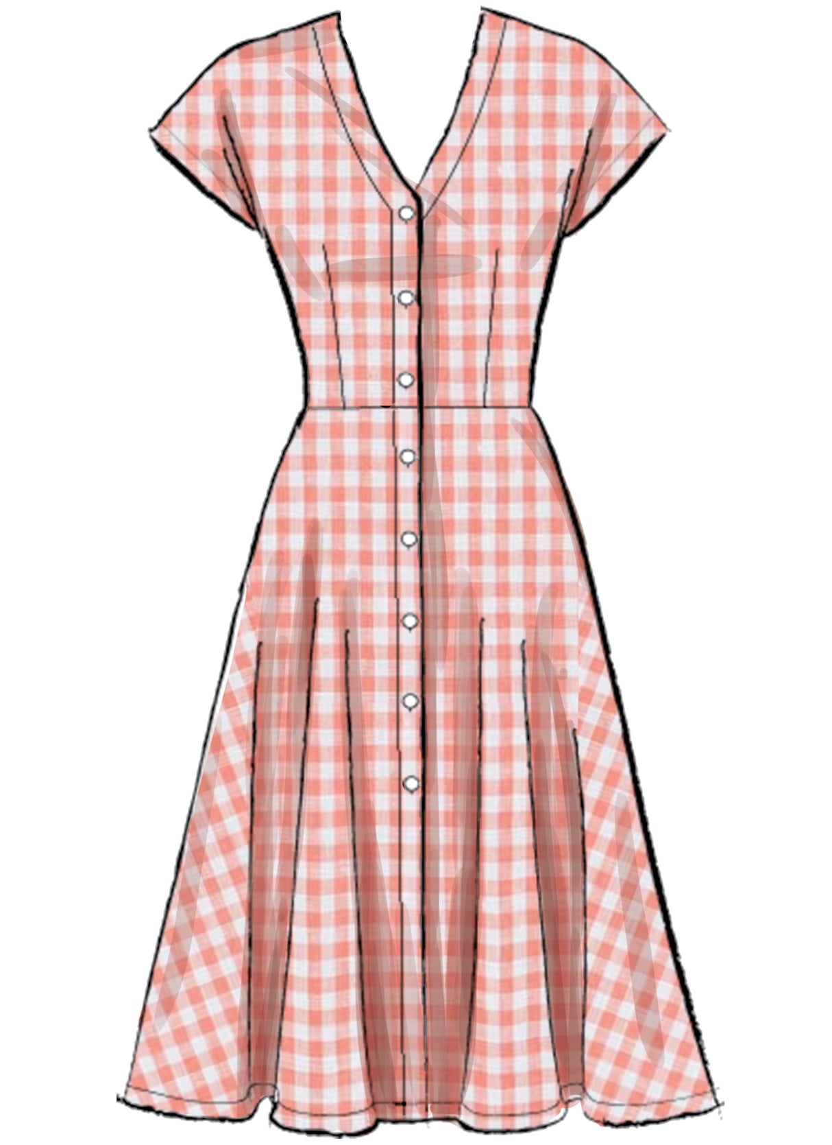 Patron McCall's n°7920 - Robes boutonnées élégantes