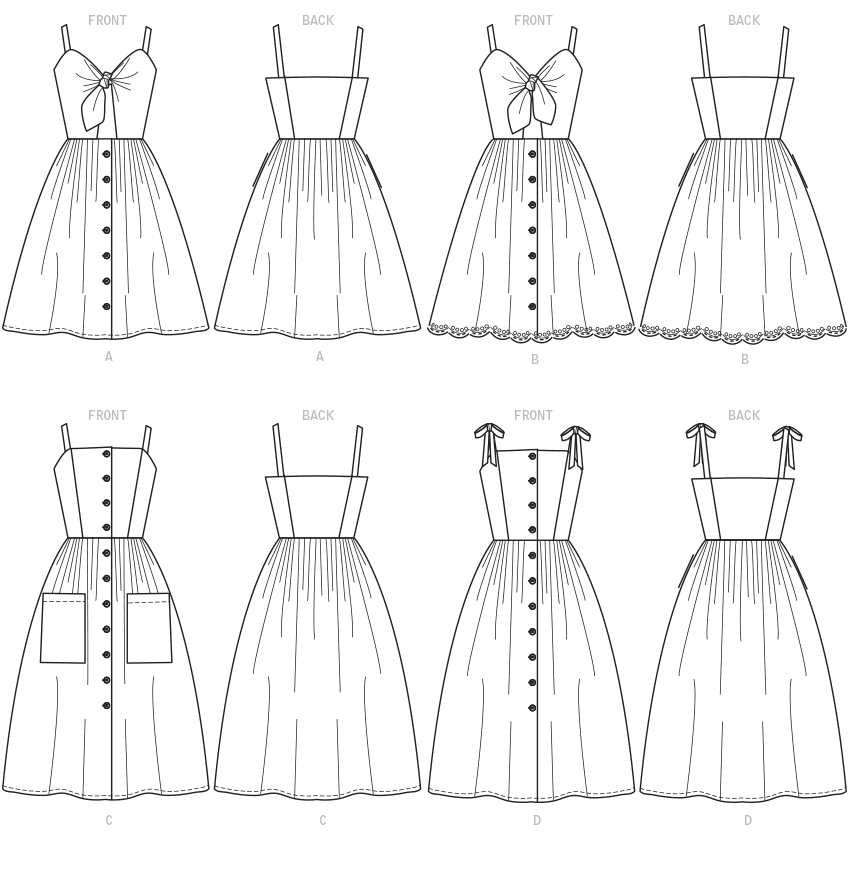 Patron McCall's n°7950 - Robes
