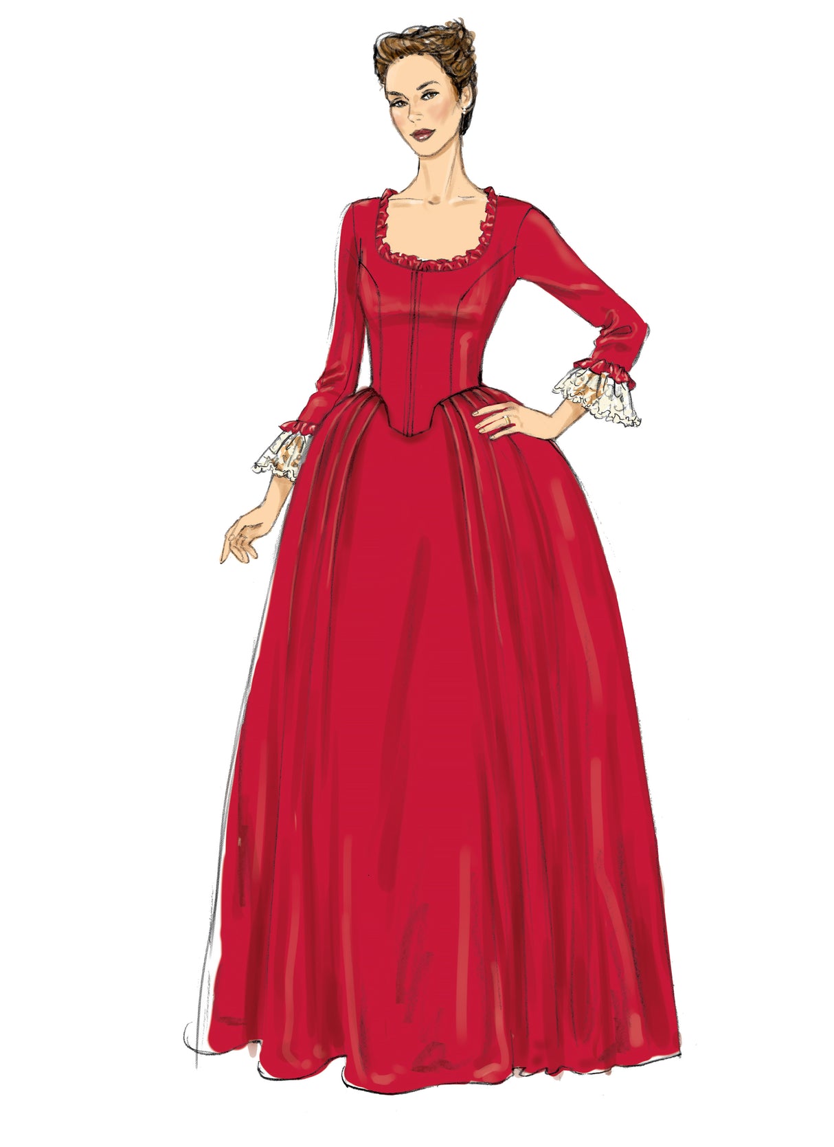 Patron McCall's n°7965 - Veste et robe d'époque